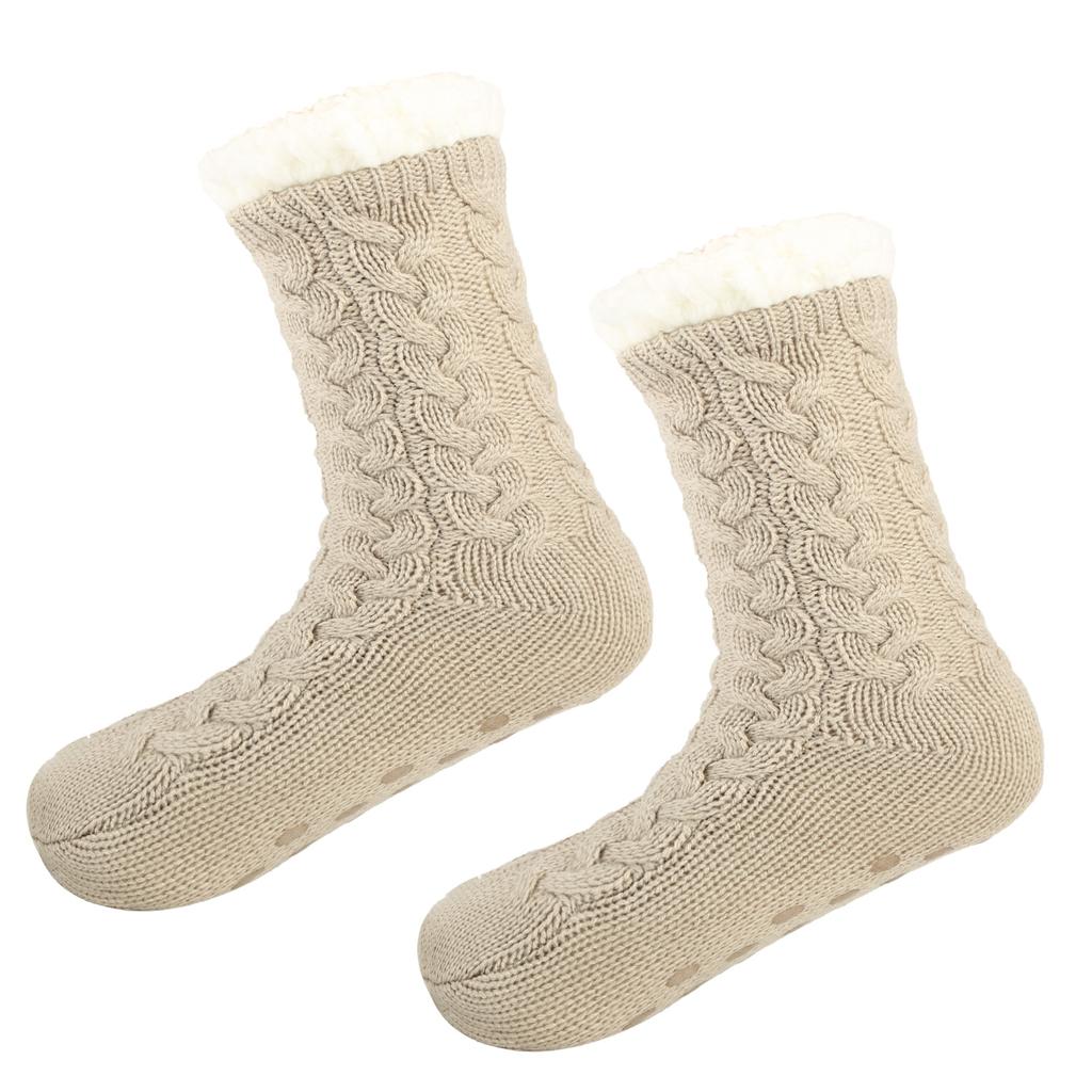 Thickened Fleece Dispensing Non-slip Socks Sleeping Socks Carpet Floor Socks