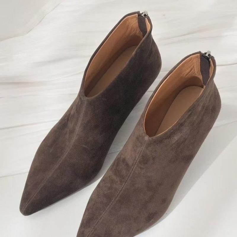 Módní návrhář Vintage Podzimní Dámské Kotníkové Boty Elegantní Neobvyklý Podpatek Boty Stručná Špičatá Špička Boty na Vysokém Podpatku Botas De Mujer