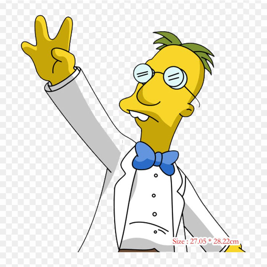 Professor Farnsworth Conrad Philip J Fry Iron On Heat Transfer Printing Vinyl Patches Sticker for Clothes DIY Appliques Washable Patches