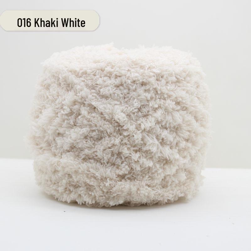 Medium-Thick Three-Strand Coral Velvet Ice Silk Plush Yarn for Hand-Knitted Baby Scarves & Vests