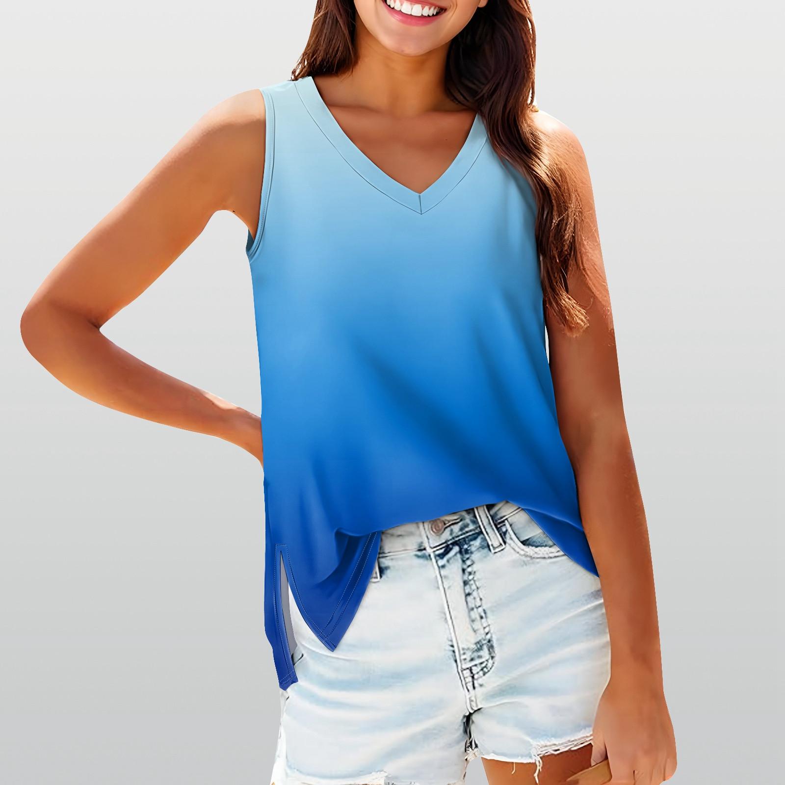 

Женская майка для девочек, однотонный повседневный топ, топы на бретелях для женщин, свободные топы без рукавов, струящиеся L синий