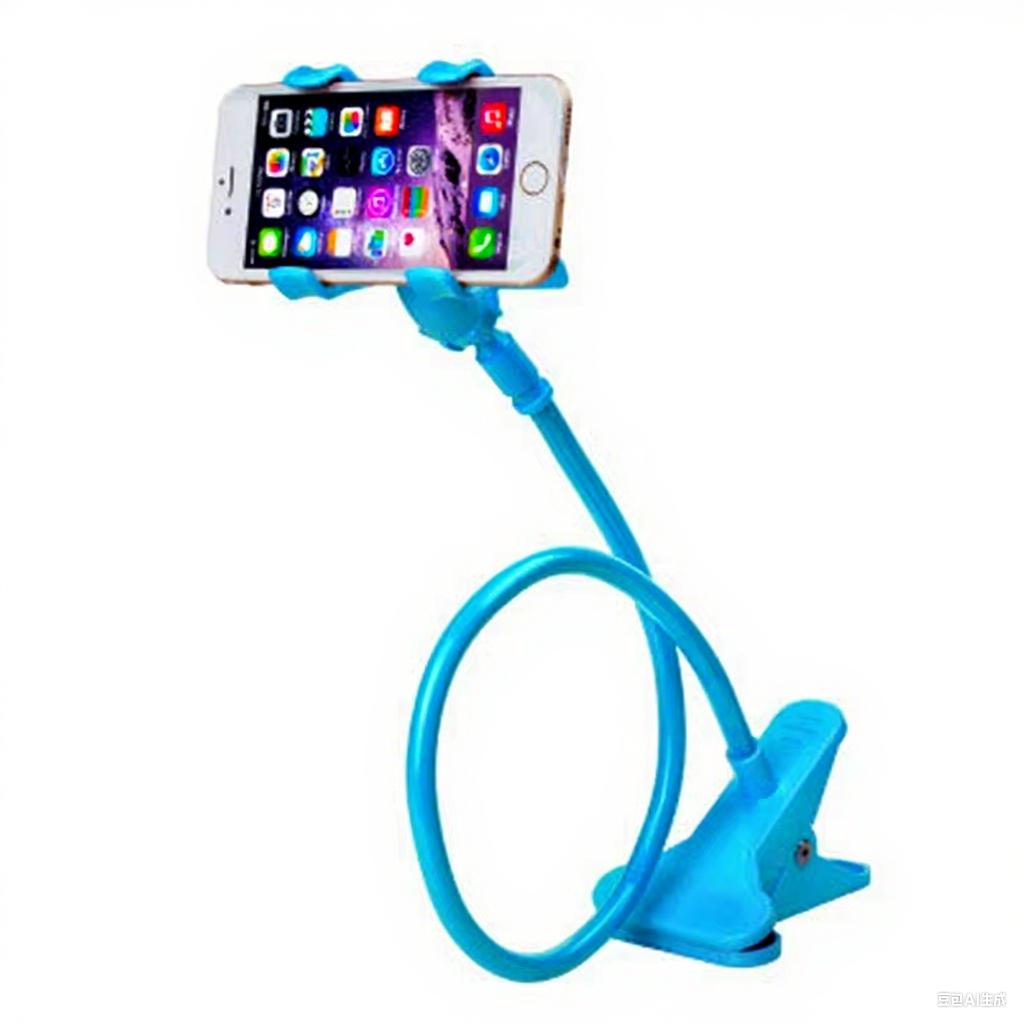 

Подставка-держатель для мобильного телефона с зажимом 360 градусов, портативная, гибкая, настольная, ленивая, для смартфонов, настольное крепление, основание-подставка 70 см небесно-голубой