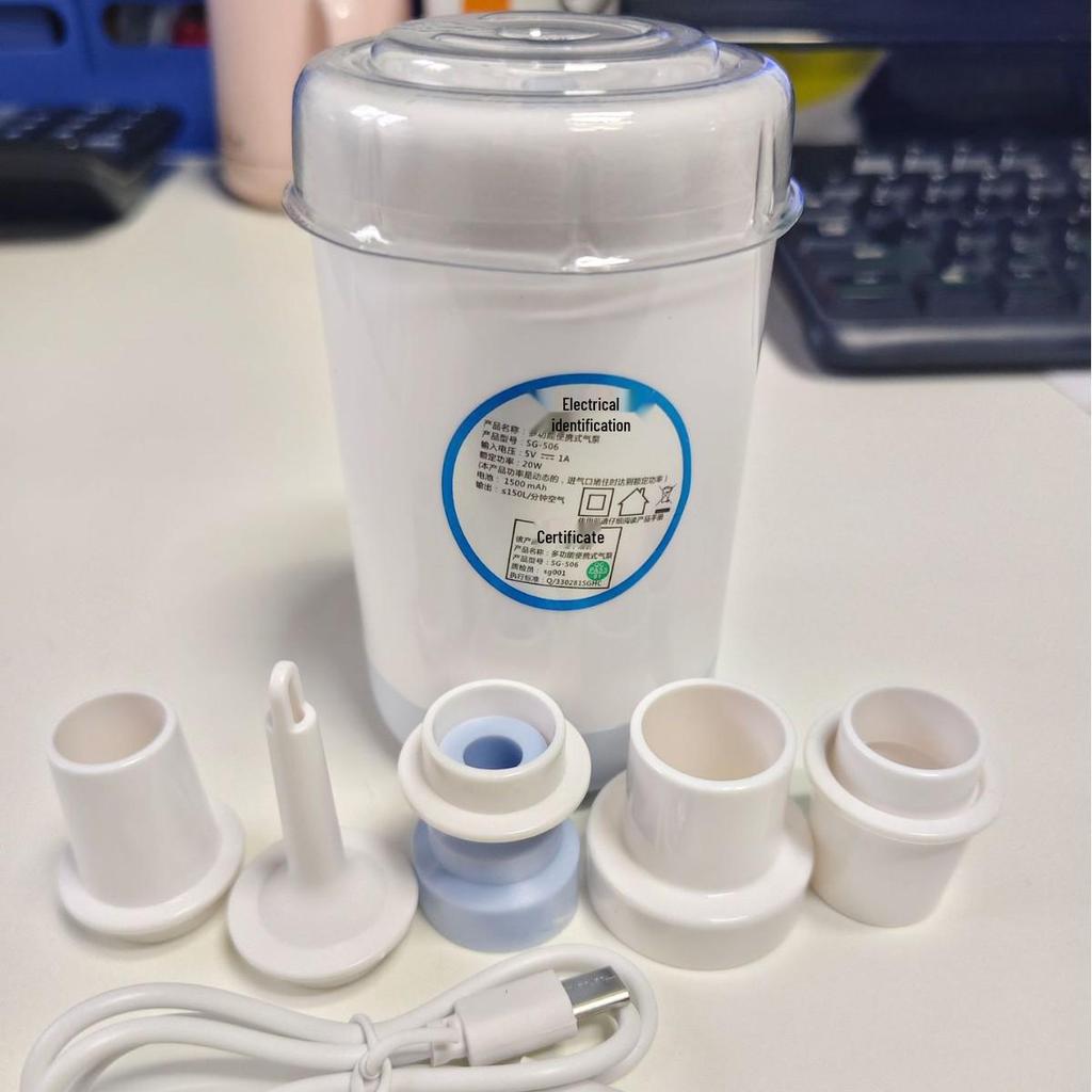 Pompa Manuale Elettrica Portatile a Compressione Sottovuoto per Uso Domestico