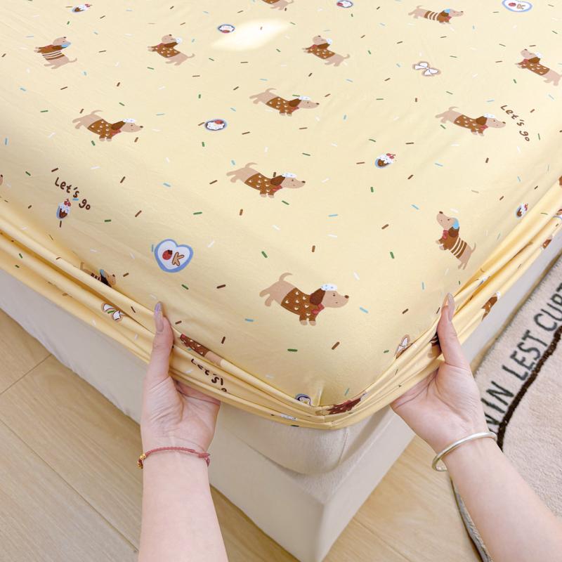 Cearșaf cu elastic ultra-moale, pre-spălat, cu motive florale, și fețe de pernă - se potrivește saltelelor de până la 25 cm, hipoalergenic, ușor de întreținut