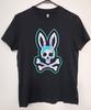Unisex Psycho Bunny Alsop Graphic Tee Size 2/XS Black Unisex T-Shirt