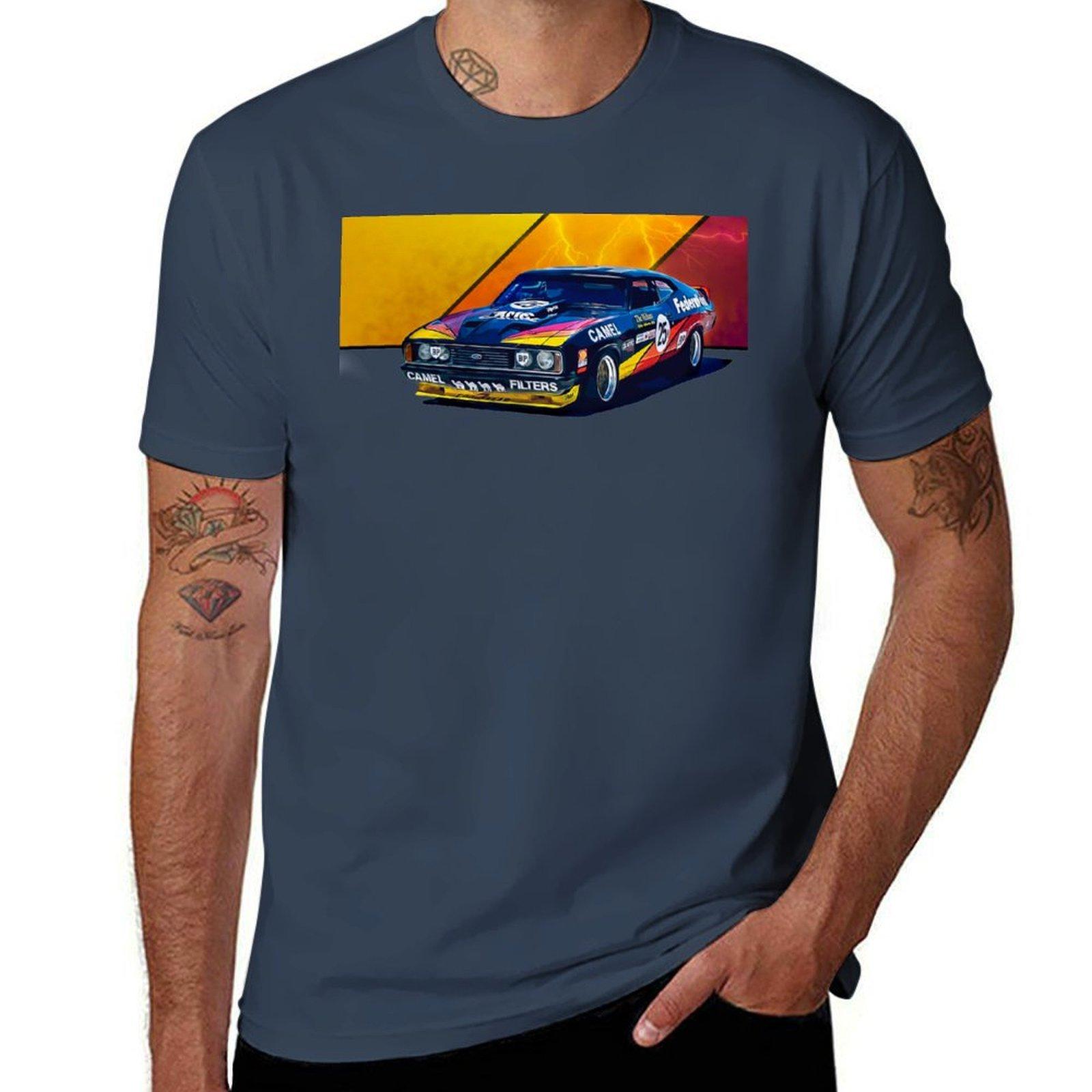Allan Moffat Group C Federation Insurance Xc Falcon Coupe Tshirt Labor Work Casual Tshirt S