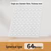 Self-Adhesive Silicone Anti-Collision Beads: Transparent Door Handle & Toilet Lid Shock Absorbers