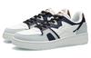Li Ning Synthetic Leather Slip Resistant Cushioning Abrasion Resistant Low Top Skateboard Shoes Men's White Black AGCR317-2