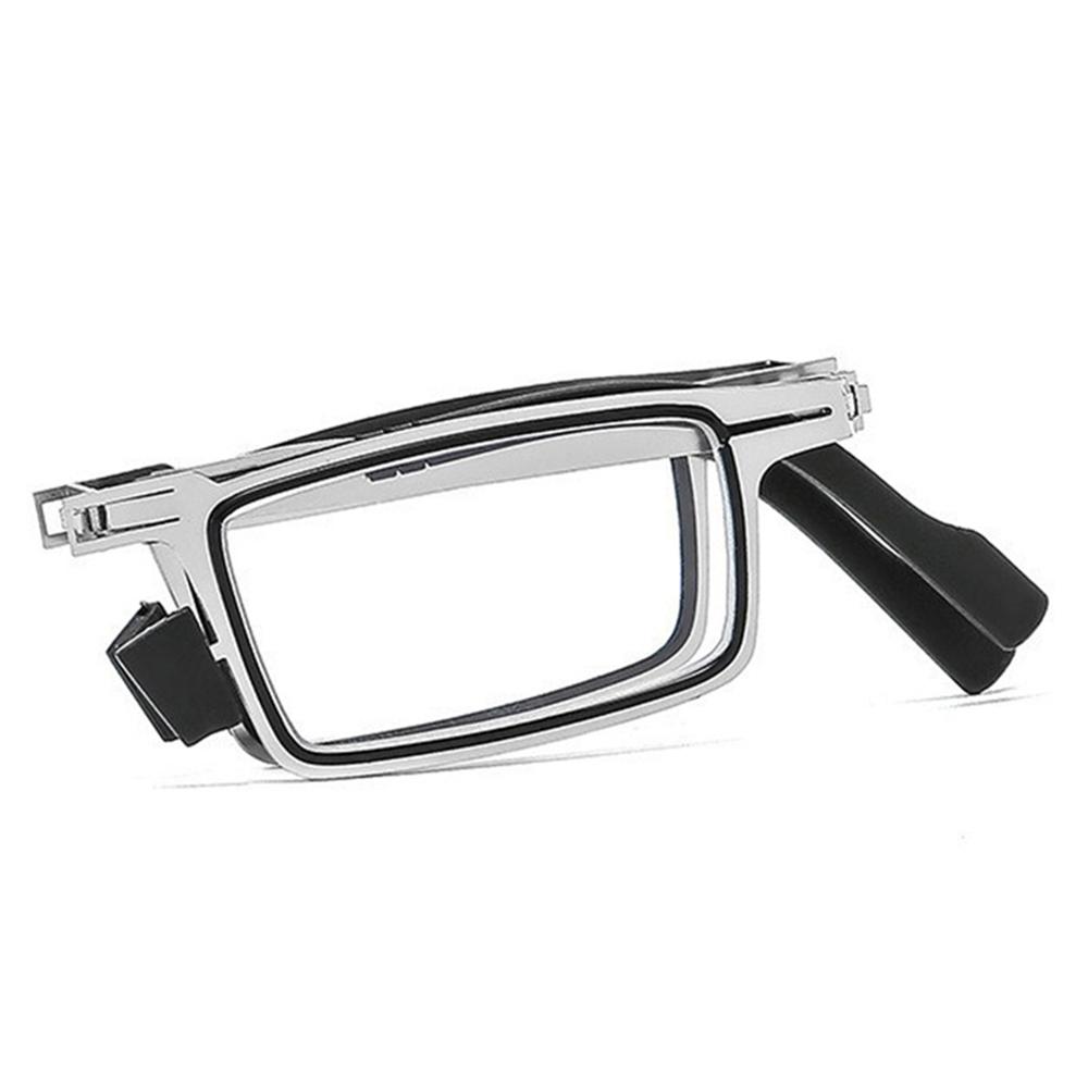 

Folding Reading Glasses Men Women Square Metal Frame Presbyopic Eyeglasses With Box Anti Blue Light Readers Eyewear +1.0 - +4.0 +100