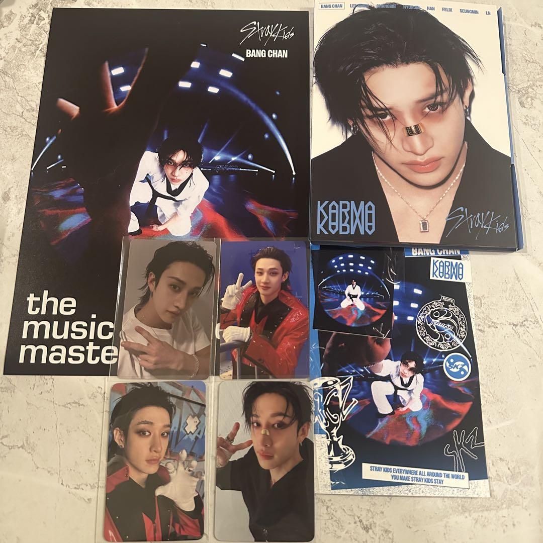 

[USED] straykids accordion ver. Bang Chan complete set HMV