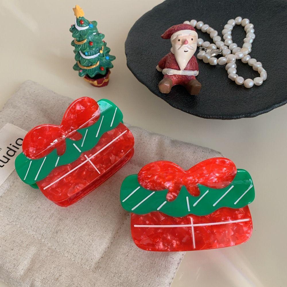 Cartoon Christmas Gift Hair Clip Creative Ping-pong Hairpin  Hair Accessories