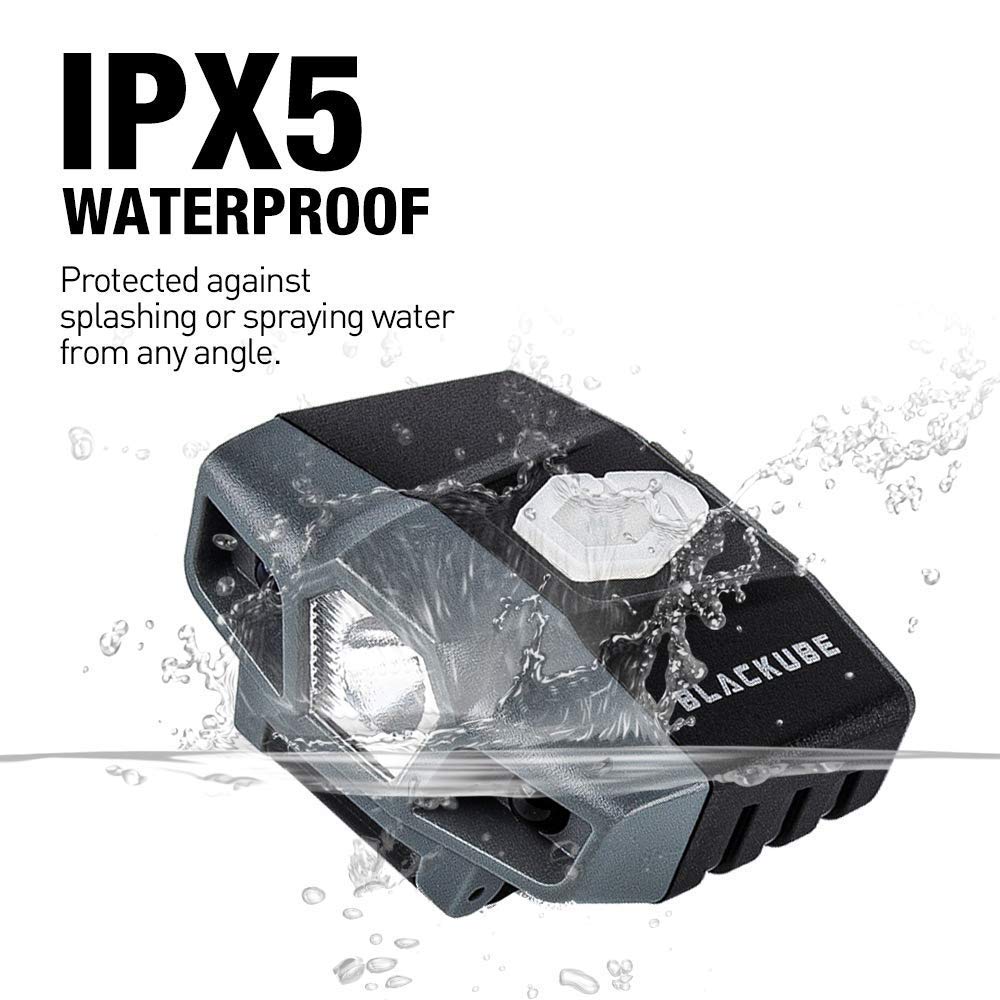 BLACKUBE Rechargeable Cap Light with Motion Bright Battery Fishing Qualified Invoices Available Clip-on Sensor, 29-Hour Life, Light,