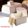 Hot DIY Plastic Tofu Press Mould Homemade Tofu Mold Soybean Curd Tofu Making Mold With Cheese Cloth Kitchen Cooking Tool Set