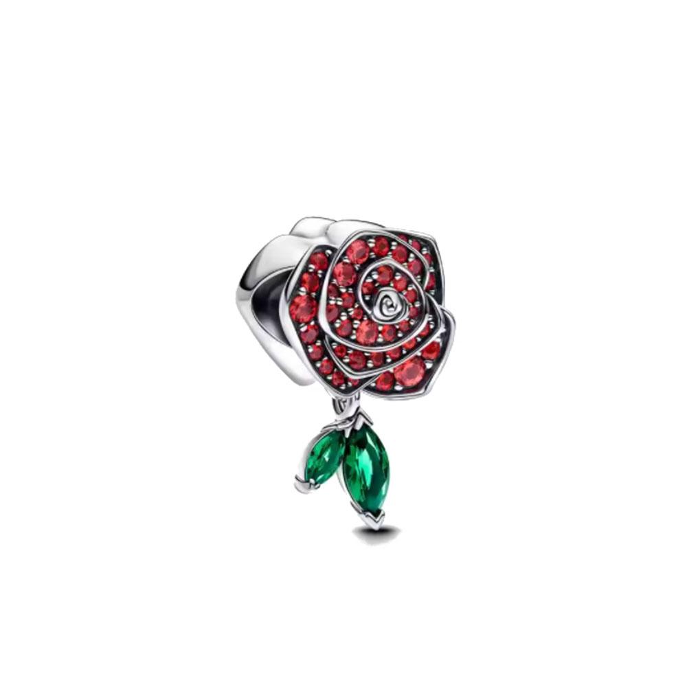 Red Christmas, Apple, Flower, Heart Shaped Bead Pendantcopper Suitable For European Original Bracelet Diy Exquisite Jewelry