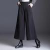 Winter Plus Size High Waist Wide Leg Casual Pants for Women