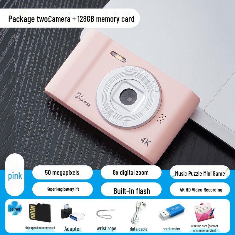 5000W Pixel HD Portable Digital Student Camera with CCD