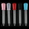 5Pcs 5ML Silicone Graduated Pipettes With Rubber Suction Top Liquid Droppers For Oil Liquid Handling In Science Labs