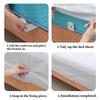 4pcs Non-Slip Bed Sheet Clips Multi-Functional Bed Sheet Holder Adjustable Plastic Bed Cover Fixing Clip No Drill Bed Sheet Grip
