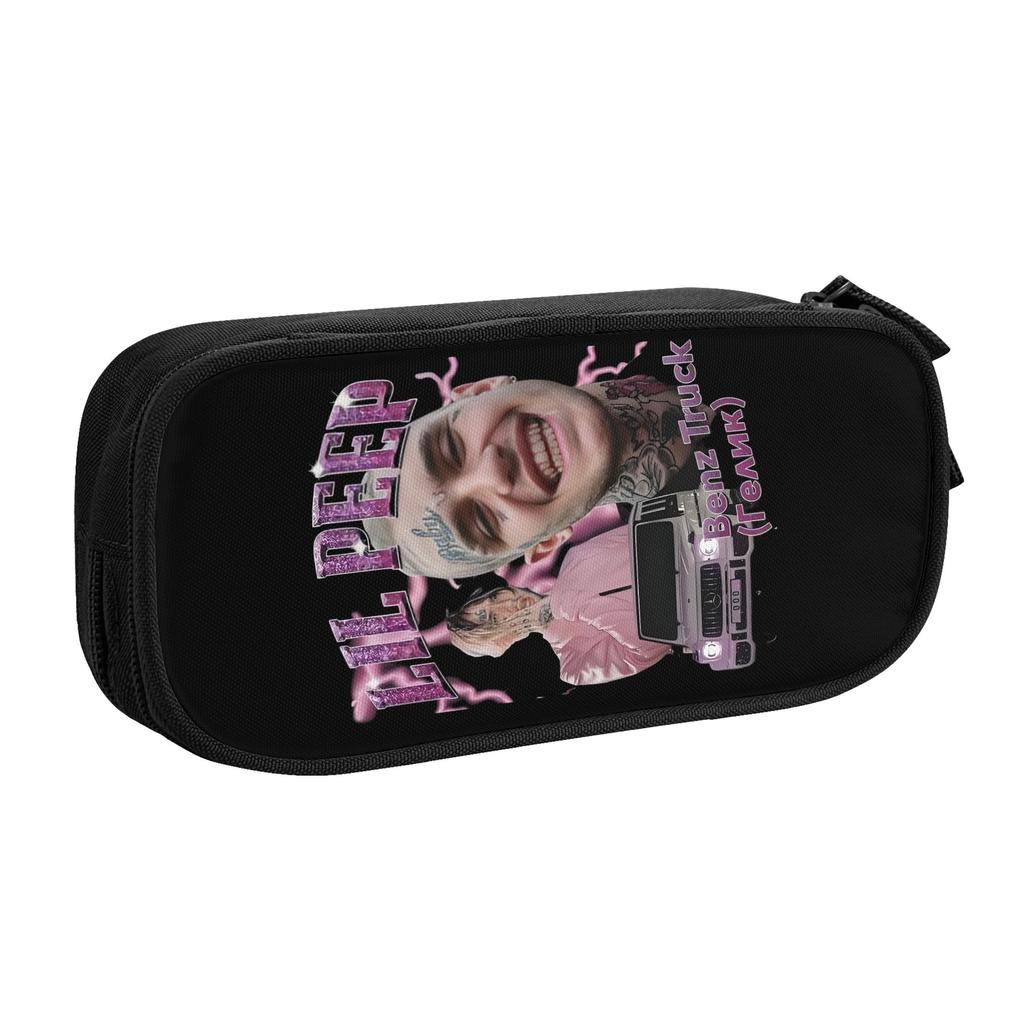 Rapper Lil Peep Swedish American Cute Pencil Case Boy Girl Large Capacity Pencil Pouch Student School