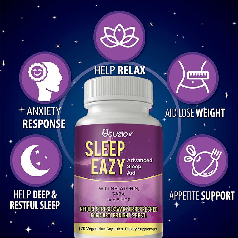 Sleep Aid Formula — Helps You Fall Asleep Faster and Extend Sleep Duration. 120 Capsules.