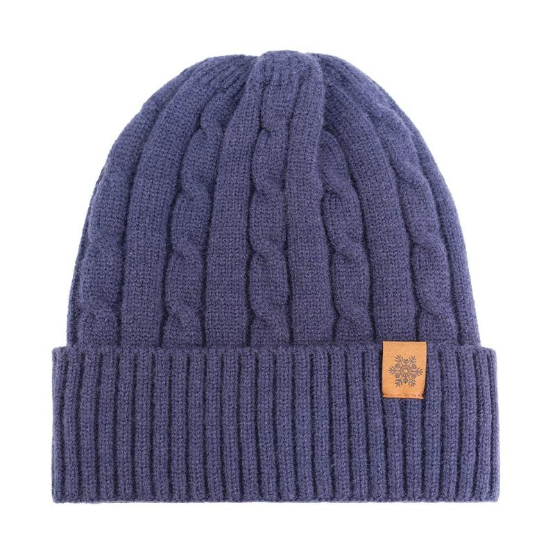 Knitted Hat for Autumn and Winter, Women's Cold Proof and Warm Ear Protection, Solid Color Outdoor Warm Ear Protection Hat