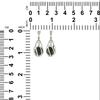[Sternengeboren] Natürlicher Elite-Shungit-Anhänger im Spiral-Körbchen 8mm Kugelförmig Sterlingsilber (Silber 925)