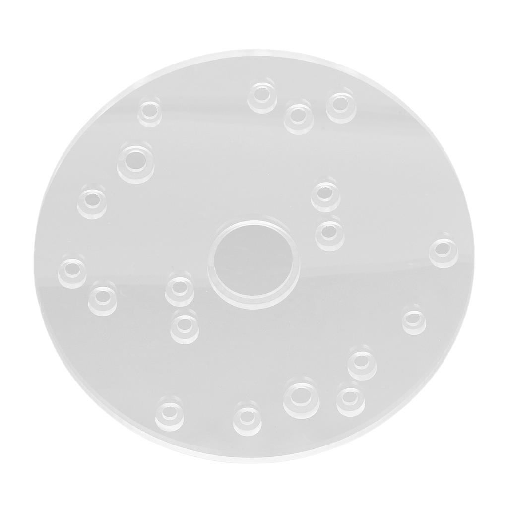 Universal Router Plate Kit Acrylic Baseplate for Bosch 6 12in with Centering Pin