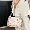 Aesthetic Floral Shoulder Bag Casual Women Handbag Vintage Embroidered Tote Bag  Lady