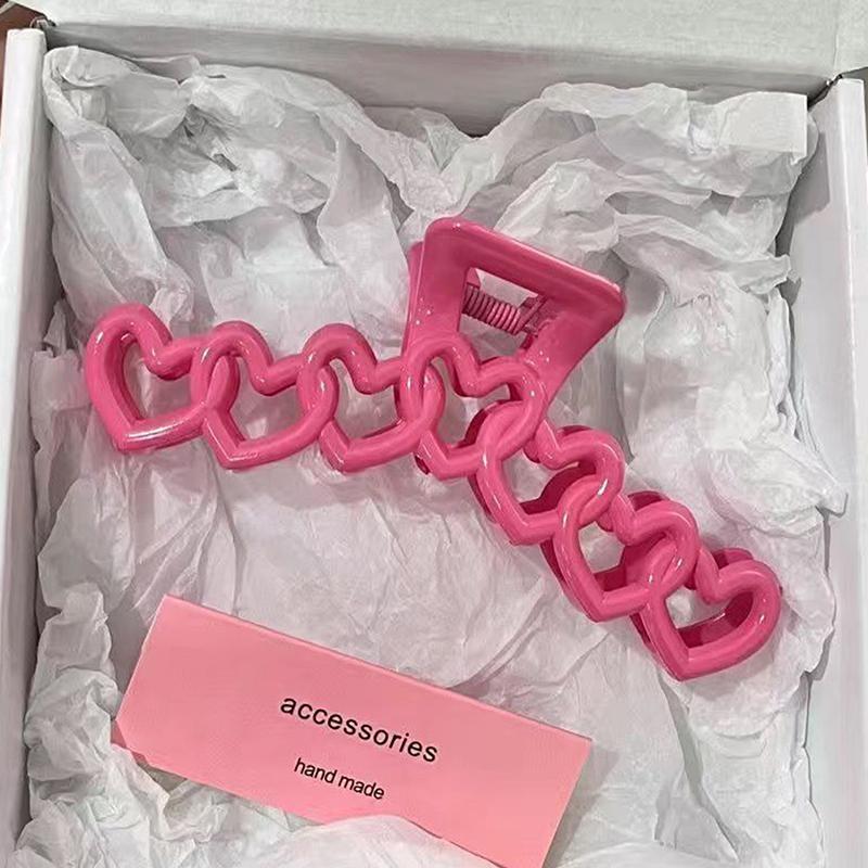 

Полые Геометрические Заколки-Сердечки Зажим-Акула на Затылок Женские Девичьи Головные Уборы Шпильки Аксессуары розы красного