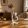 3D Printed Desktop Ornaments Abstract Flower Vase Thinker Sculpture  Art Collectible