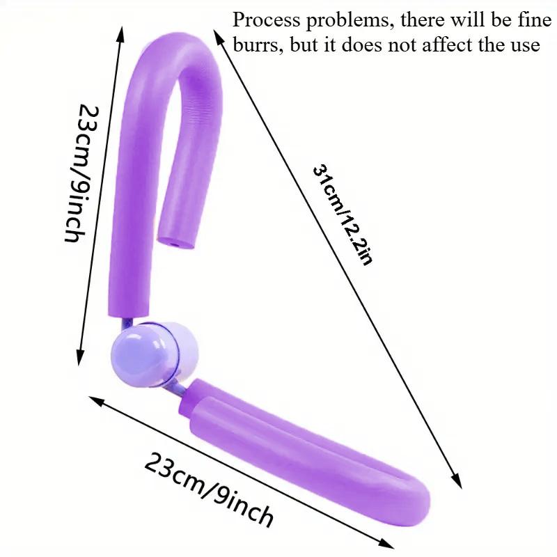 Purple Pelvic Floor Kegel Trainer, for Home Exercise. 23x10x15cm, Flocked Fabric, for Women's Health