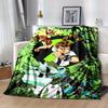 1 Stück, Ben 10 Alien Force Heimdeko Kuscheldecke, Weiche Decke für Sofa, Bett, Auto, Reisen, Camping, Büro-Nickerchen, Perfektes Geschenk für FreundeB120