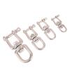 1Pc Swing Sand Bag Yoga Hammock 304 Stainless Steel Double Ended Swivel Hook Ring Connector For Hanging Chair