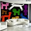 Cute Dog Pattern Home Decor Tapestry, Wall Hanging, Decorative RV Wall Cloth.MGT0918366