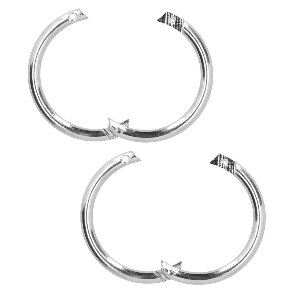 2PCS Cattle Nose Ring Carbon Steel Bull Cattle Cow Nose Ring Farm Animal Equipment Veterinary Tools