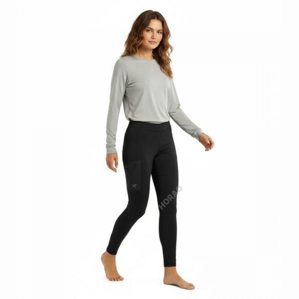 Arcteryx Women S Kairnait baSe Layer Bottom Black Appfw09066blk Black M (around 29 inches)