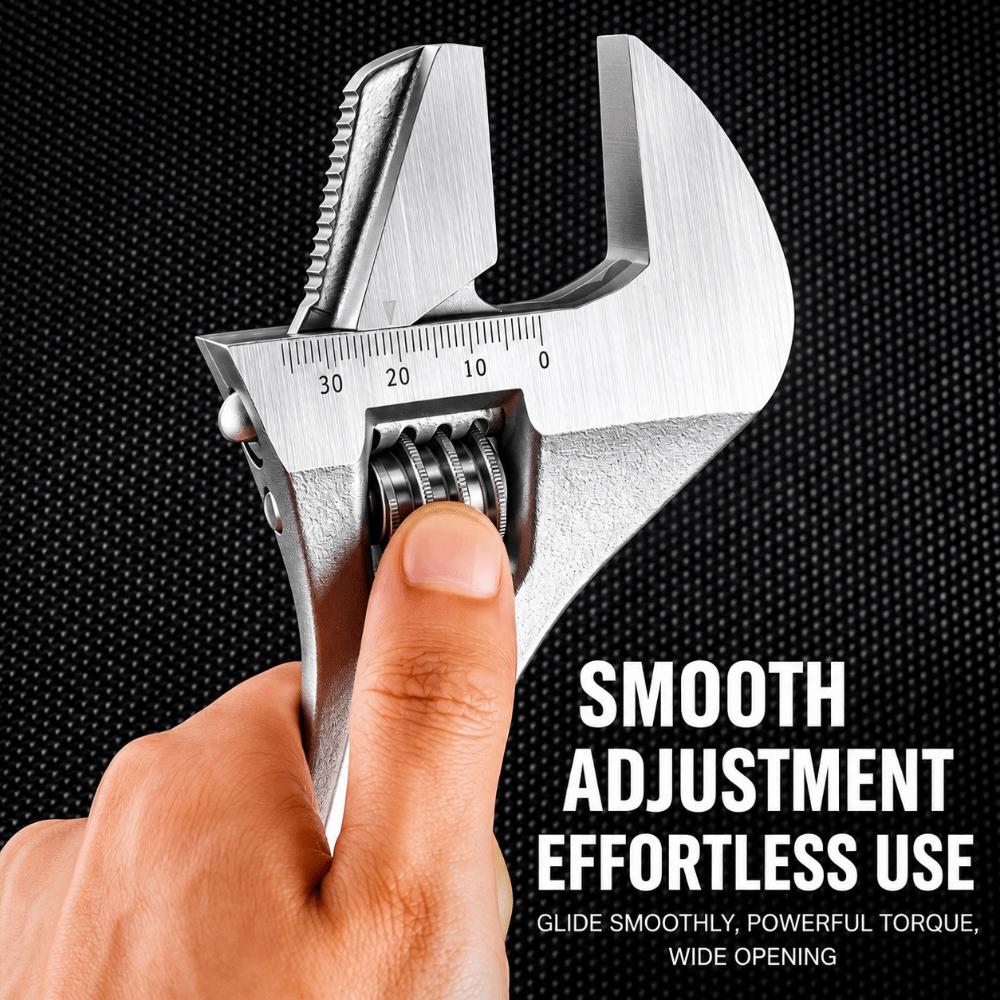 Anti Slip Surface Adjust Spanner Wide Jaw Pipe Hand Gear Wrench Tool  Auto Maintain
