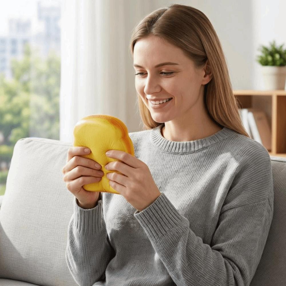 Simulated Toast Bread Squeeze Toy Hand Relax Fidget Bread Soft Cute Toast Sensory Toys Kids Adult