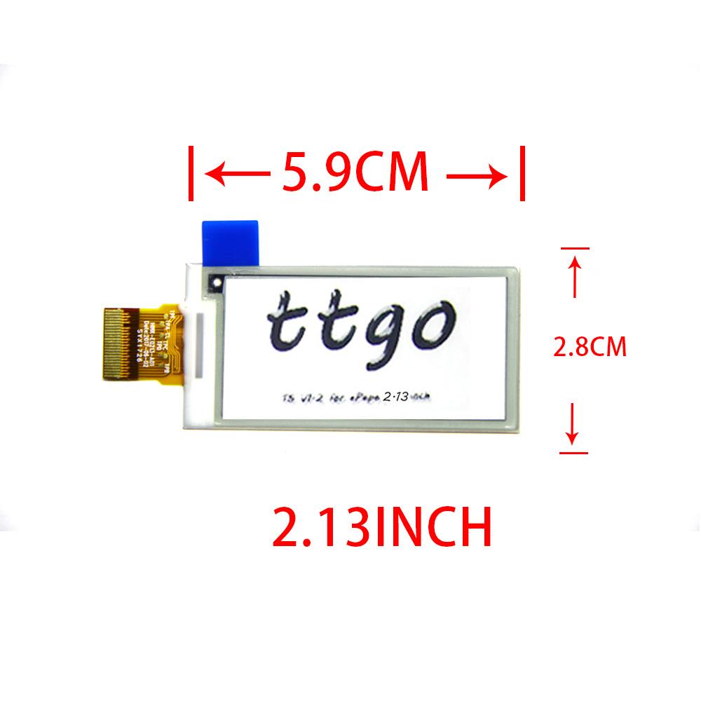 Multi-Size Color E-Ink Module (1.54"/2.13"/2.9") - No Backlight, SPI Communication with Arduino/MCU 32 Dev Resources