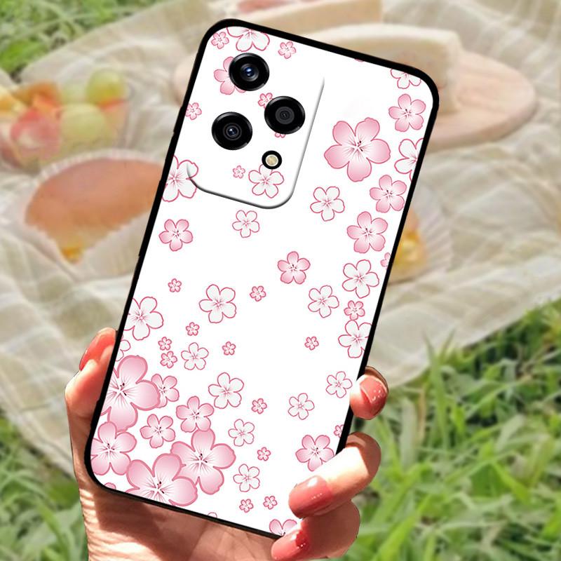 For Honor 200 Lite Case Cover Honor200 Lite Silicone Soft Marble Black Bumper Funda Coque for Honor 200 Lite 5G Full Protective