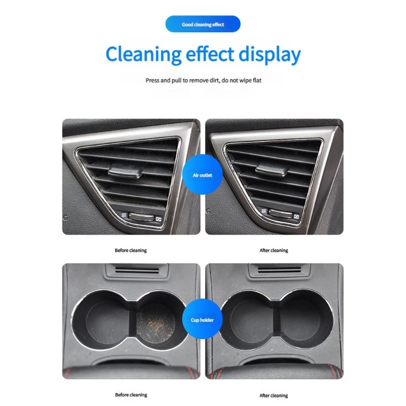 Reusable Cleaning Putty Sticky Gel For Tight Space Car Interior Home Appliances Durable Dust Collector