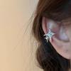 High-end Quadrilateral Star Ear Hook for Women, Elegant and Luxurious Earpiece Without Ear Hole, Made of Fine Material, Exquisite Earrings