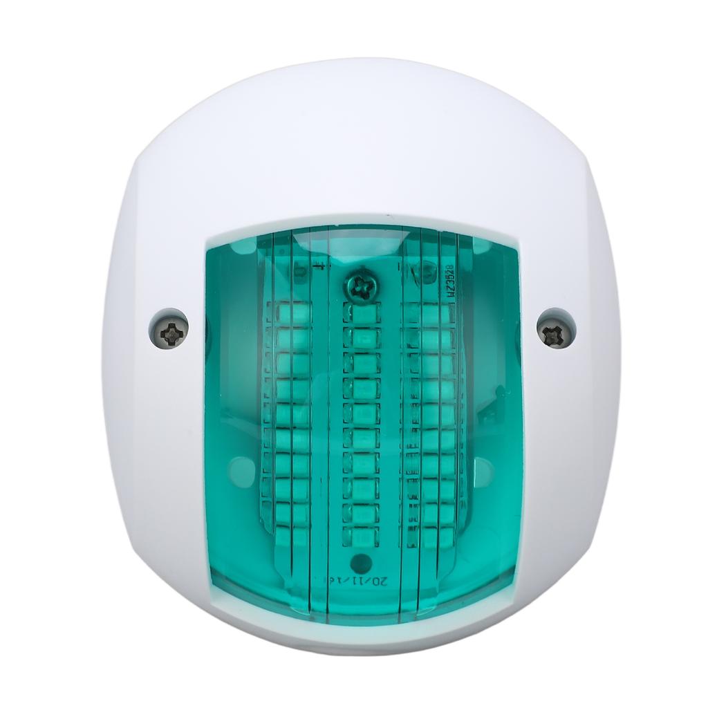 2 Stück Marineboot Yacht Signal Leuchte LED Navigations Buglampe Rot Grün Schiff Bordlicht für Segeln 12V‑24V 3W
