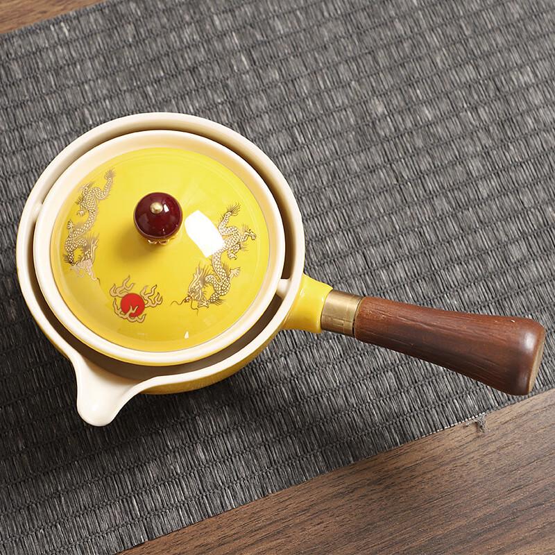Tinle Traditional Black Pottery Teapot