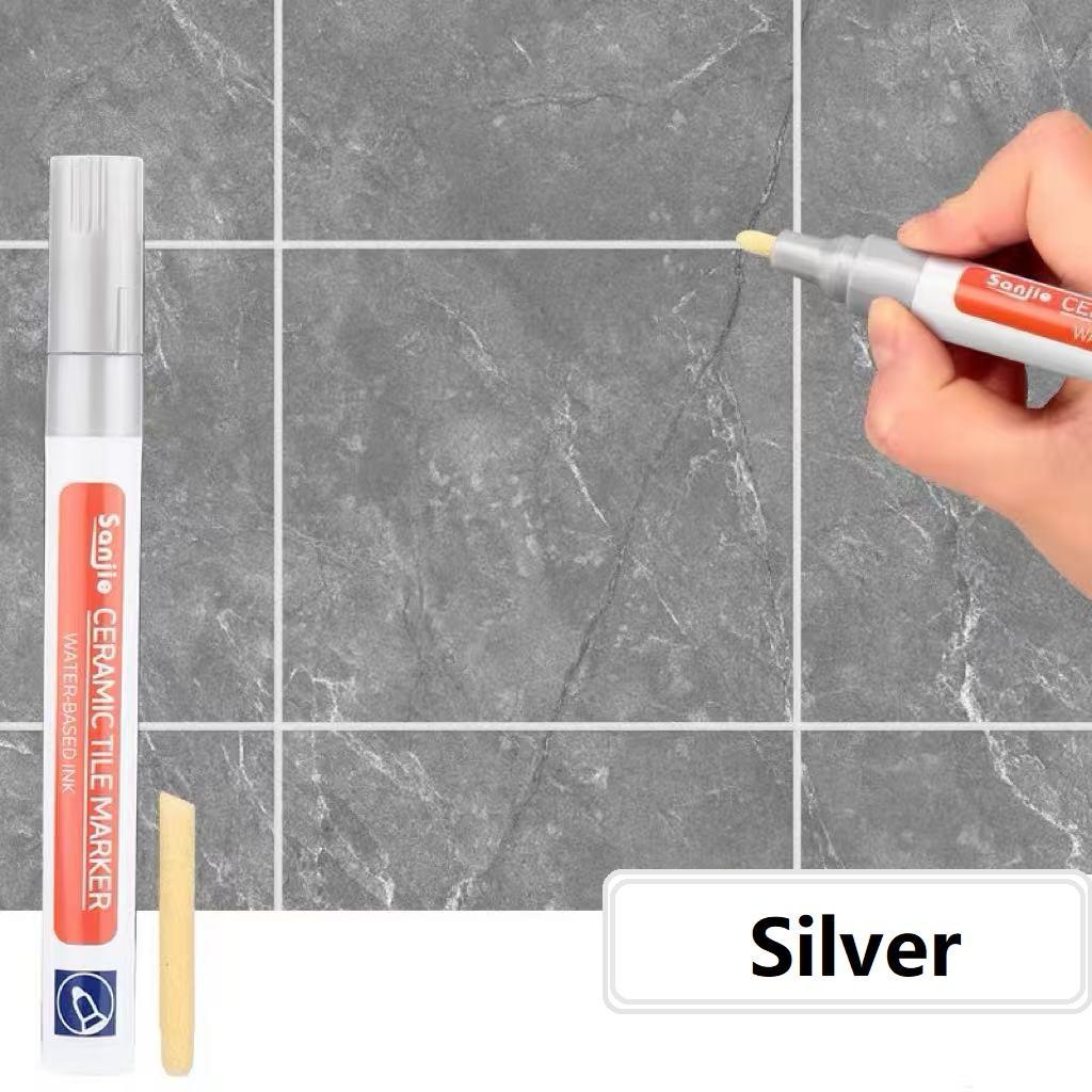 3pcs Tile Marker Grout Pen Wall Gap Sealing Repair Tool for Bathroom Floor Seam Easy To Use Durable Marking Pen for Tile Gap Filling