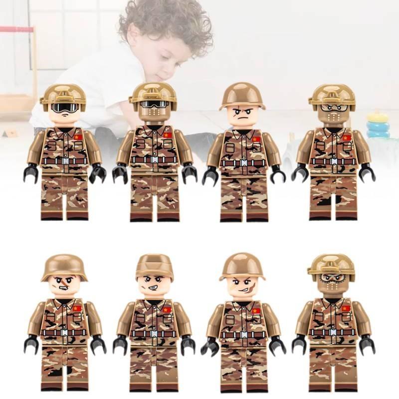 Military Building Block Set With Diverse Army Navy And Minifigures For Creative Play