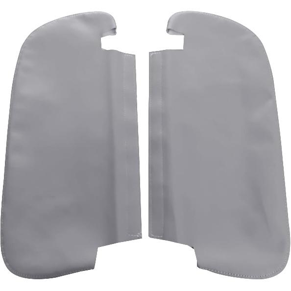 Left & Right Sun Visor Replacement Leather Cover Gary for Dodge RAM 1994 1995 1996 1997 1998 1999 2000 2001