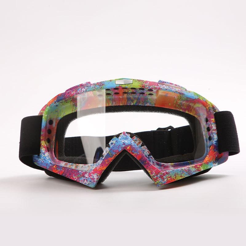Cycling Protective Goggles With Adjustable Head Strap Off-Road Motorbike Skiing Hiking Windproof Safety Eyewear Size C1