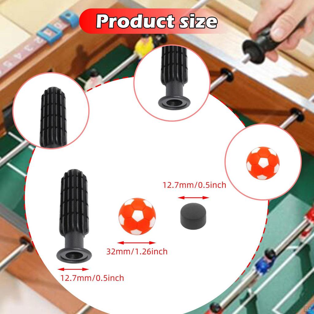 Náhradní rukojeti pro stolní fotbal se dvěma malými míči