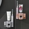Wall Mounted Automatic Toothpaste Dispenser Toothbrush Holder Bathroom Punch Free Multi-Function Electric Toothbrush Holder